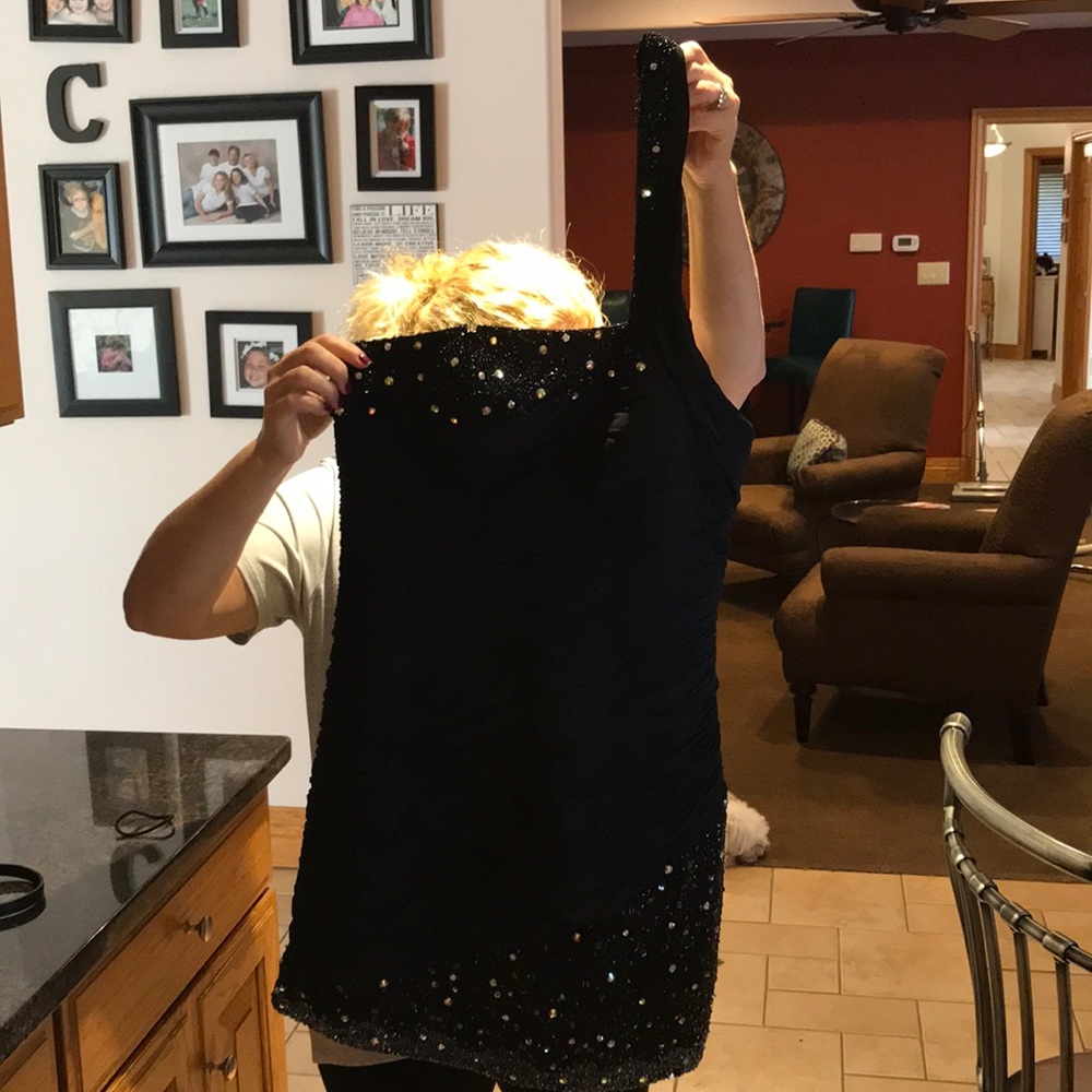 Black short dress size 8